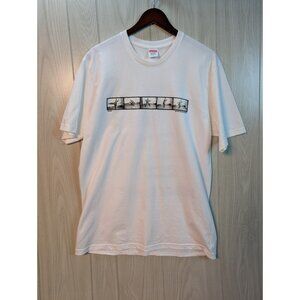 SUPREME x Milford Graves Shirt Made in USA Men’s Size Large White Photo Real